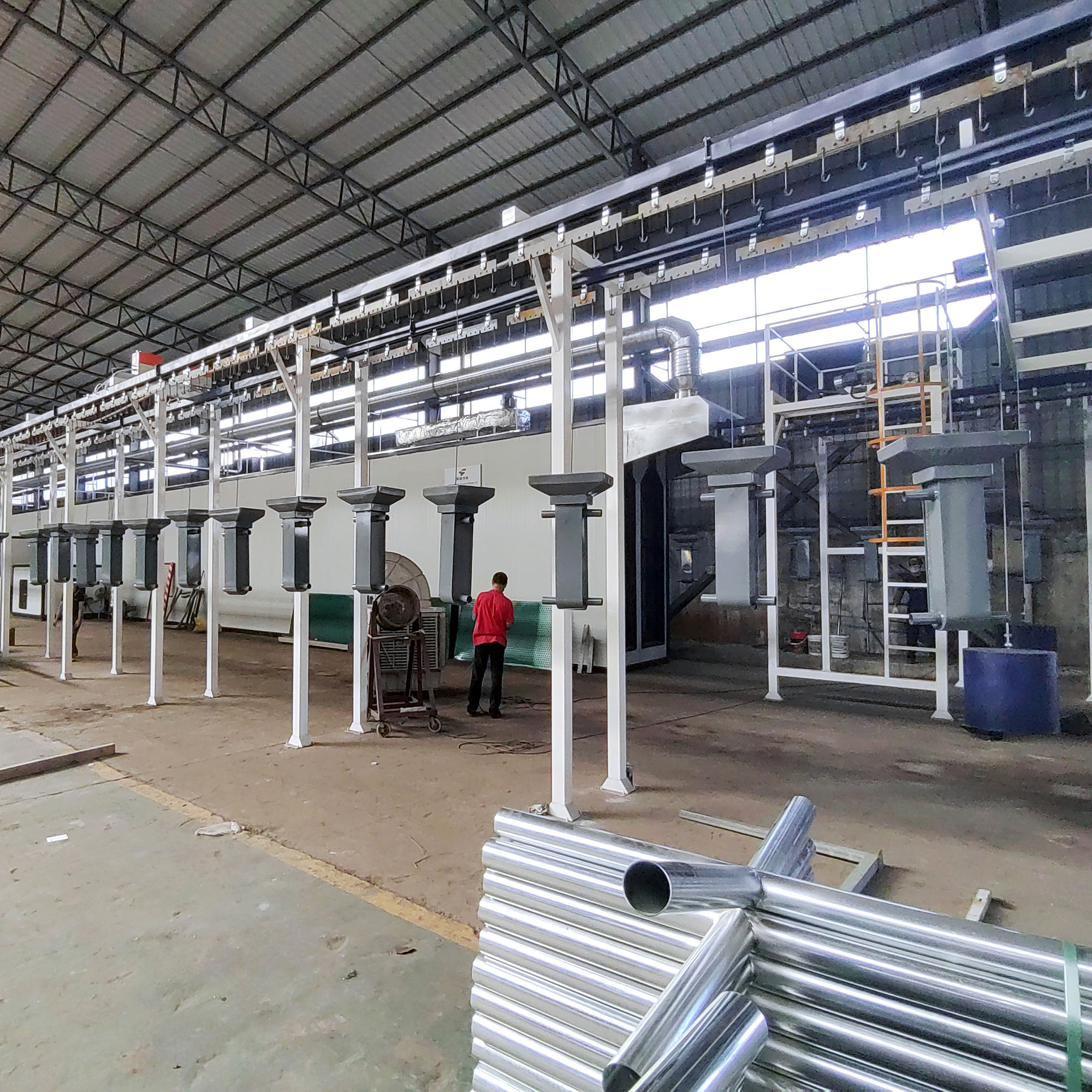 Intelligent Powder Coating Line for Outd