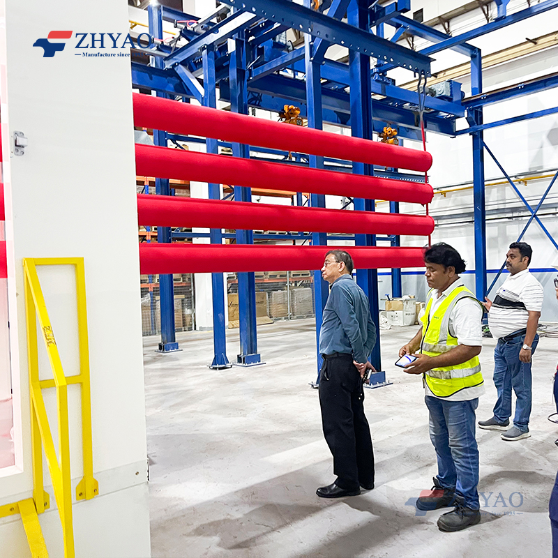 Zhan Yao automated powder spraying production line: efficient, environmentally friendly and intelligent industrial coating solutions