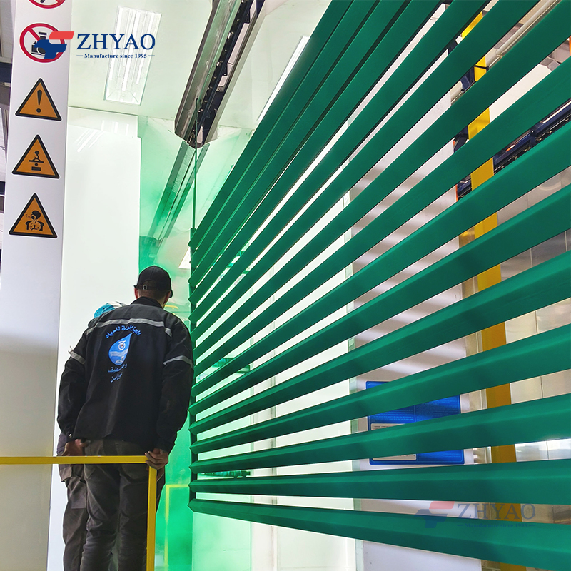 Fence fully automatic powder coating production line: opening a new era of intelligent coating