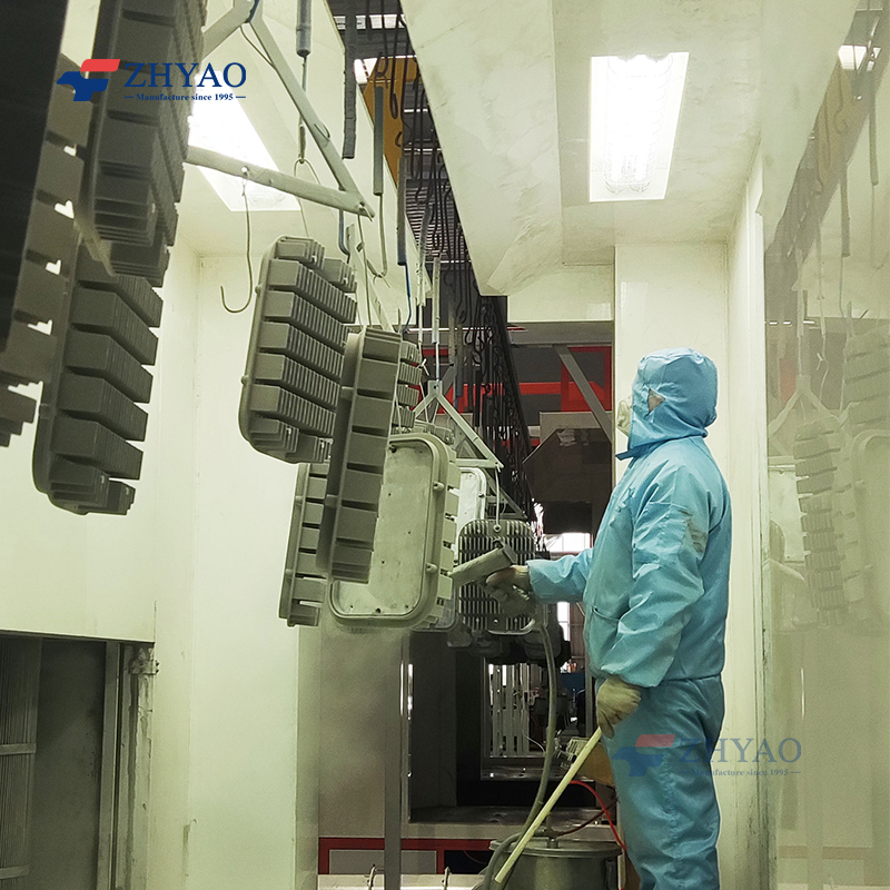 Why do most companies choose powder spraying lines?