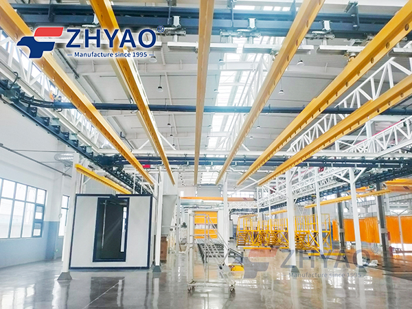 Powder coating line Powder coating line