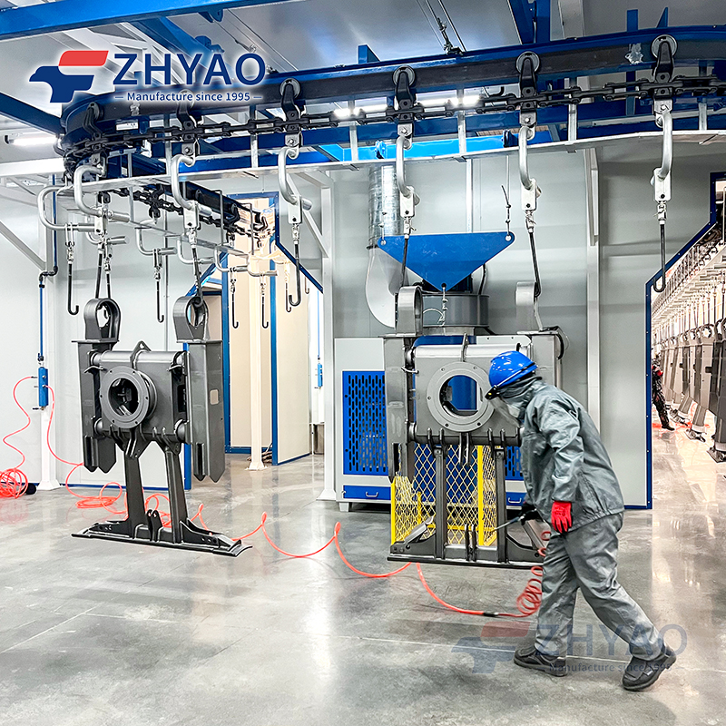 Coating Line for Excavator Parts 