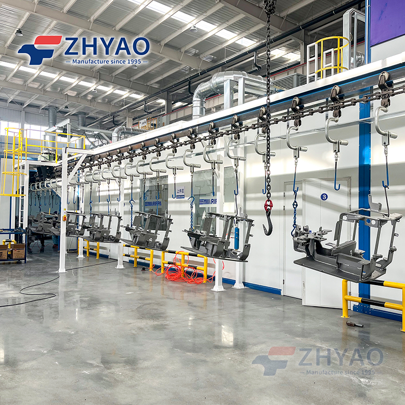 Excavator Parts Powder Coating Line