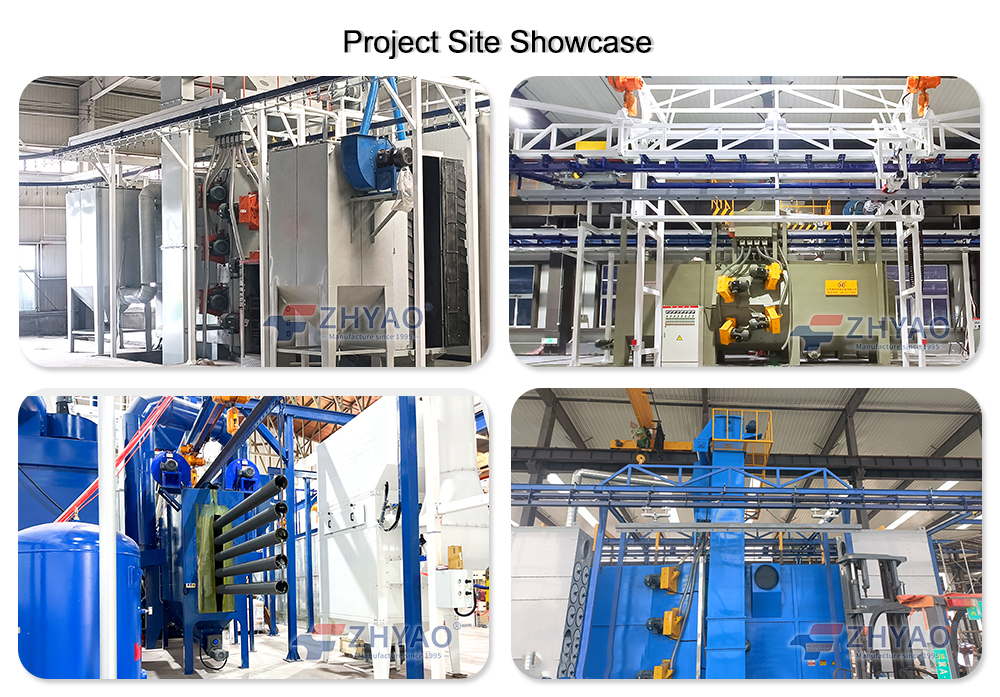 Shot Blasting Pre-treatment System