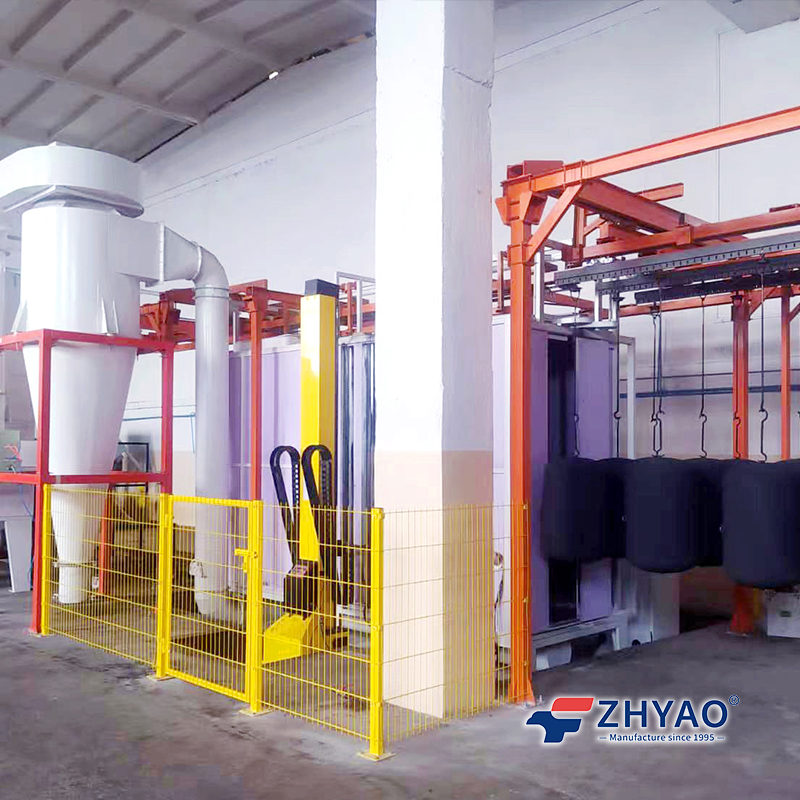 Sliding Rack Conveyor System for Powder Coating Line