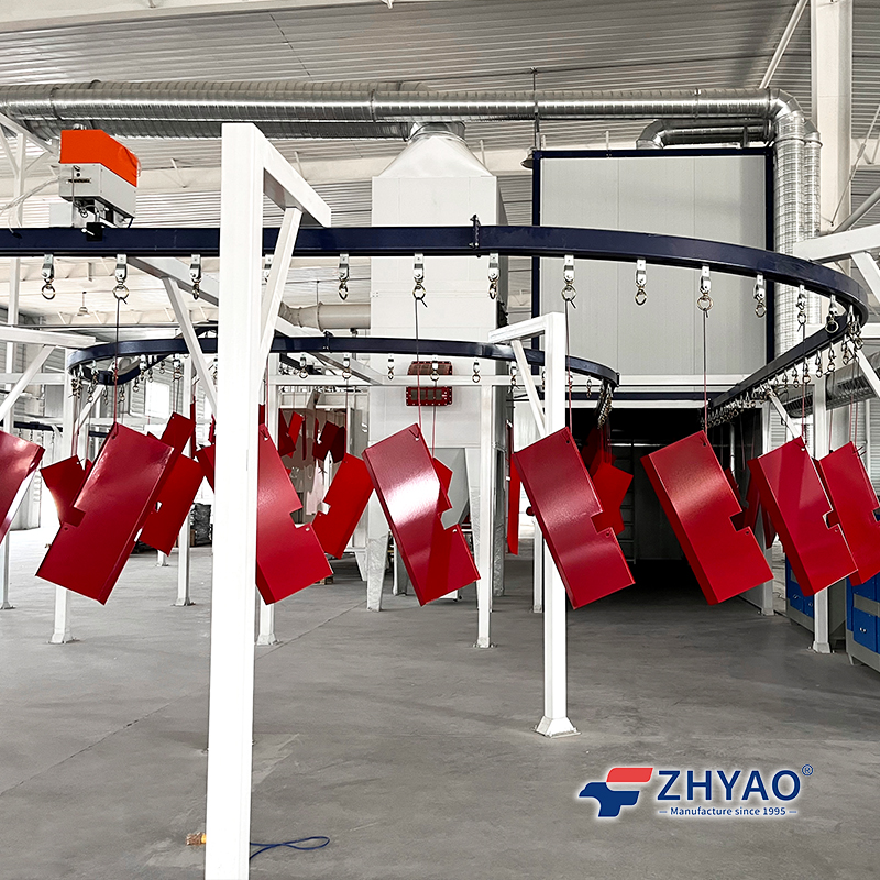 Single Rail Overhead Conveyor System for Painting Line
