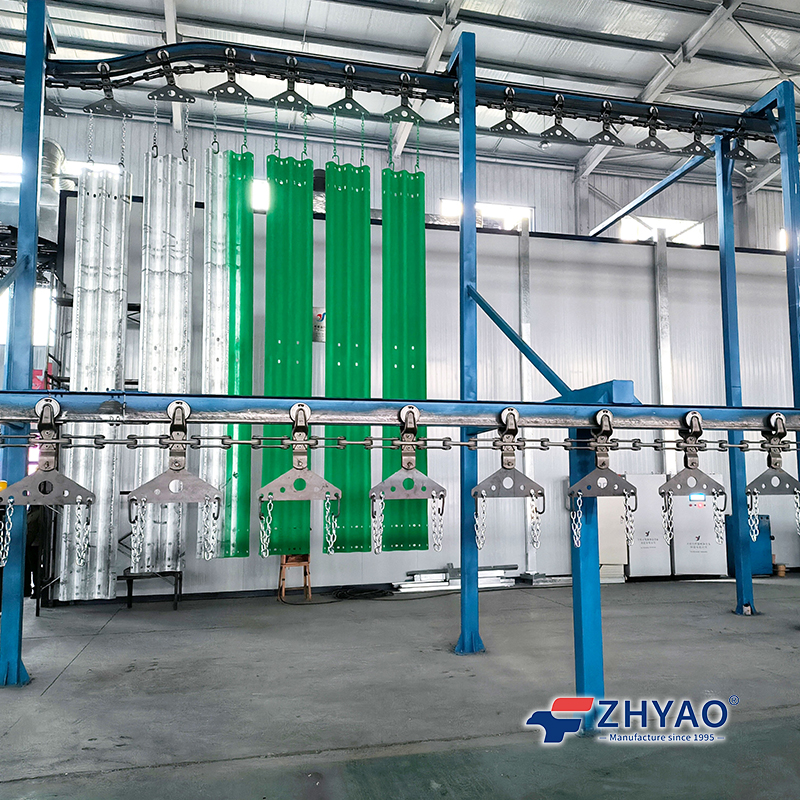 Single Rail Overhead Conveyor System for Painting Line