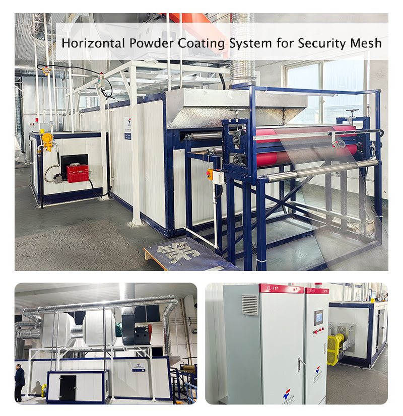 Horizontal Powder Coating System