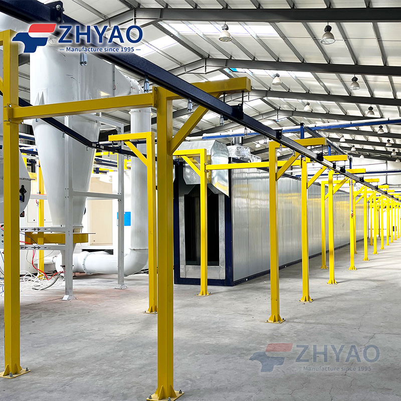 Power & Free Conveyor for Fence Coat