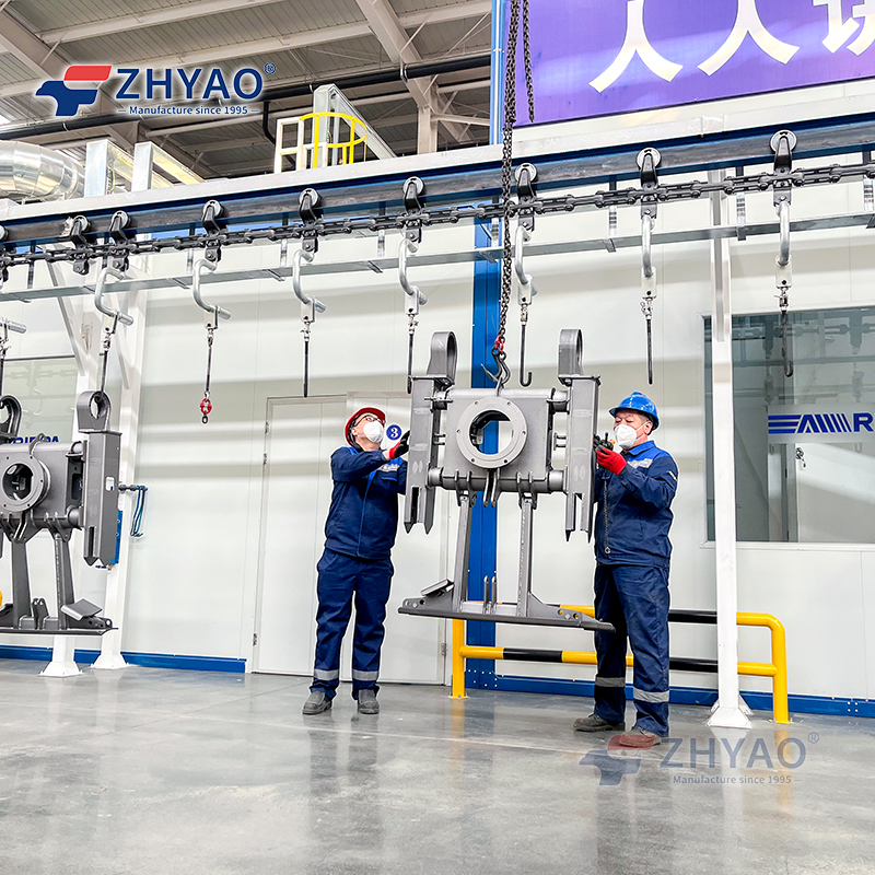 Complete Powder Coating Line for Metal Production