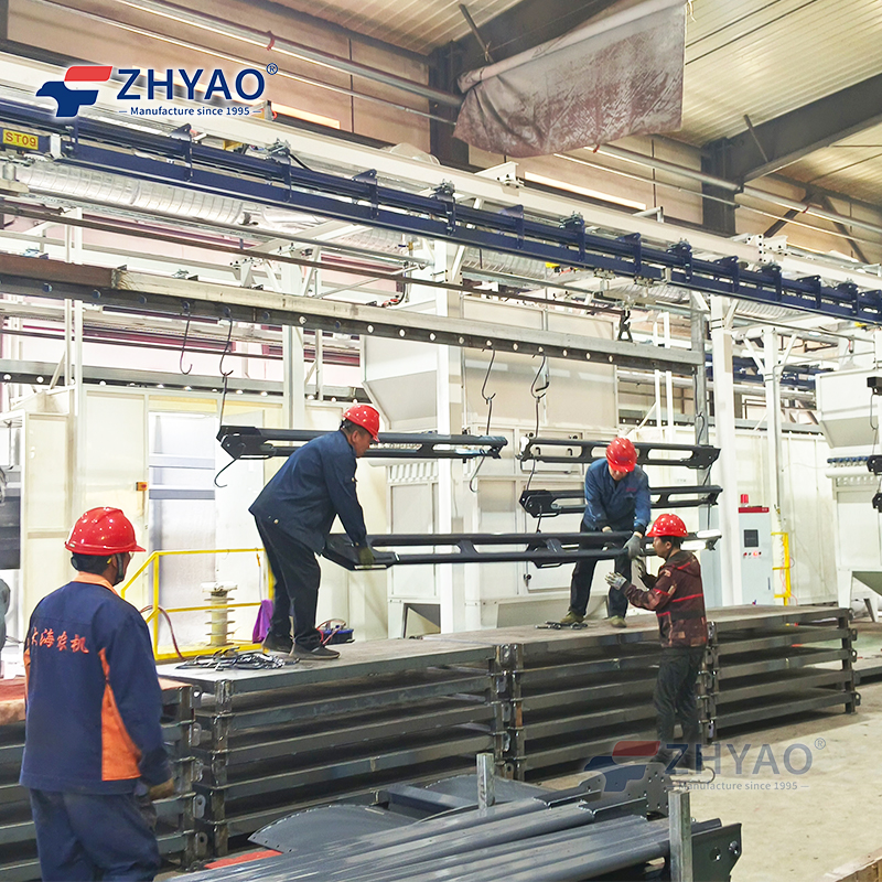 High Efficiency Powder Coating System for Factories