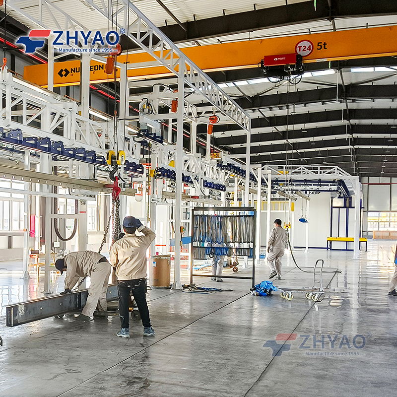 Automatic Powder Coating Lines for Industrial Manufacturing